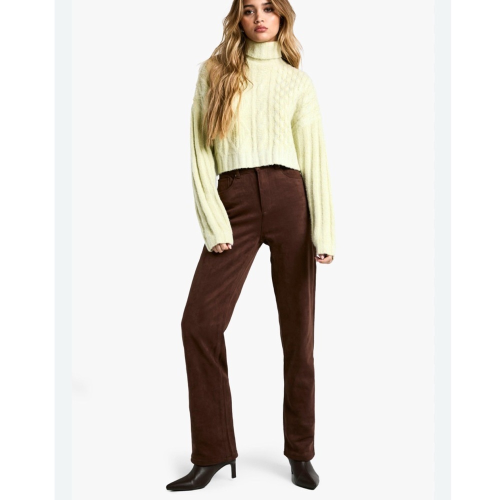 House of Harlow 1960‎ Chocolate Brown Suede pants